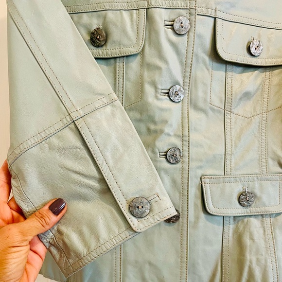 •Vintage Bebe• Leather Jacket - Picture 6 of 9